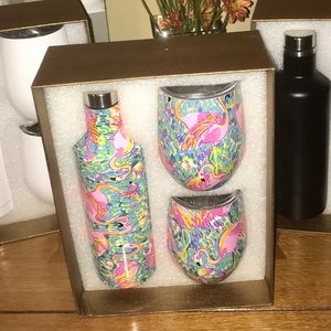 New TUMBLER SETS WHIT AND TEAL LEFT